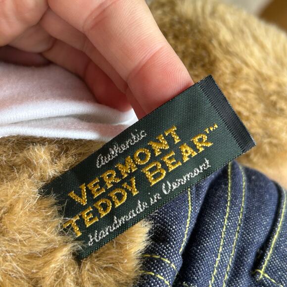 New! Vermont Teddy Bear Cool Guy Bear with Sunglasses and Love Tattoo - Picture 8 of 11